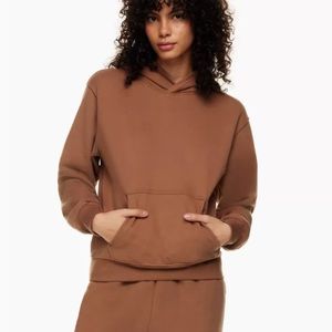 Chocolate brown TNA hoodie - Size M